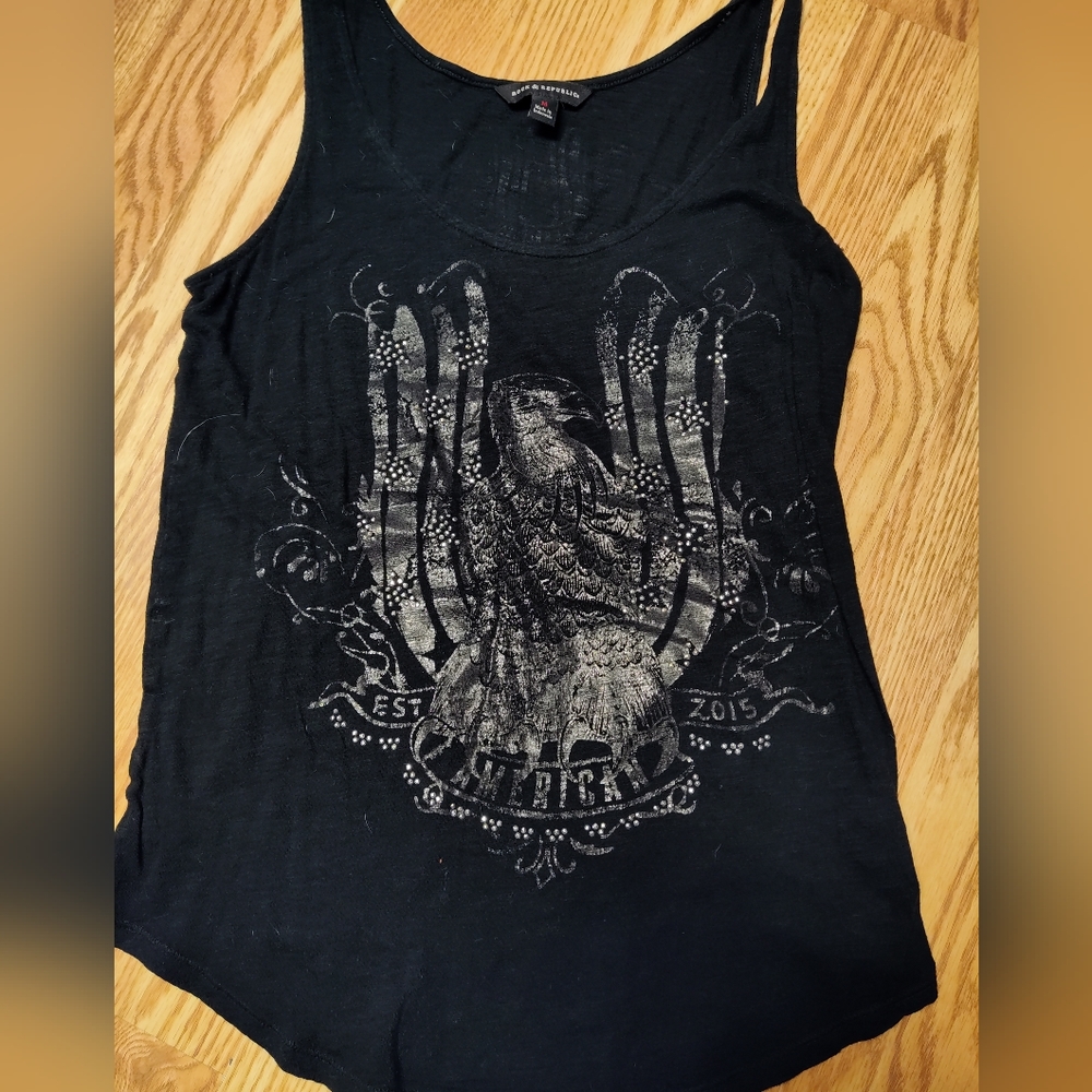 Rock & republic tank Black size medium